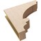 Ekena Millwork 6"W x 24"D x 24"H Thin Diane Rough Cedar Woodgrain TimberThane Corbel, Primed Tan CORUR06X24X24DIARCPR - alternate 6